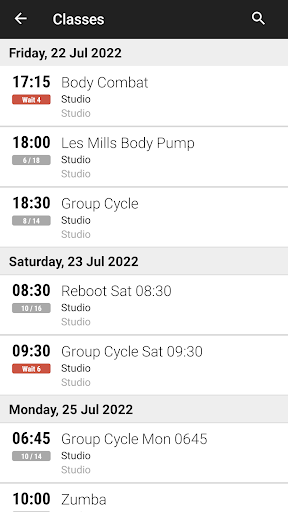 TriFitness Screen 2