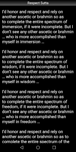 Respect Sutta - Buddhism Screen 3
