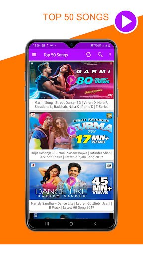 Hindi HD Video Songs Screen 2