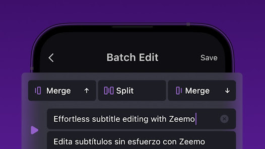 Zeemo: Captions & Subtitles Gallery Screentshots 6