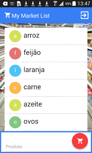 My Market List Screen 3