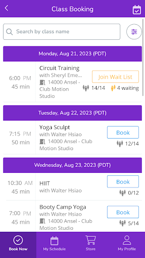 NRG Health & Fitness Screen 2