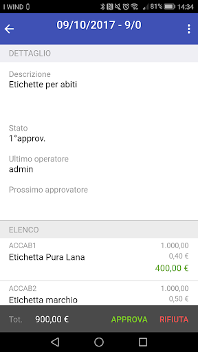 TeamSystem APProvo Screen 3