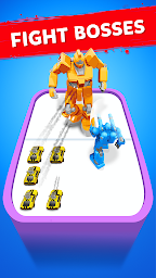 Robot Merge Master: Car Games