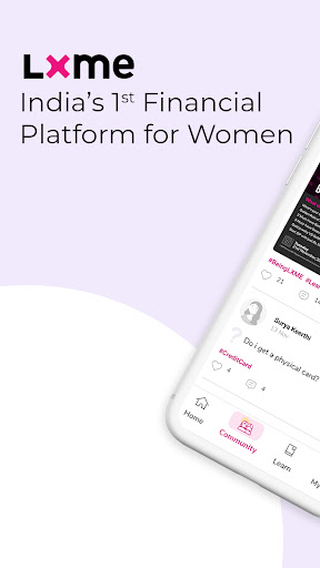 Android application LXME: Invest & Loans for Women screenshort