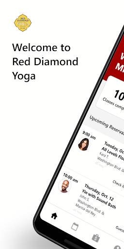 Android application Red Diamond Yoga screenshort