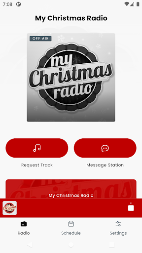 Android application My Christmas Radio screenshort