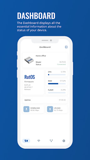 Android application Teltonika RutOS screenshort