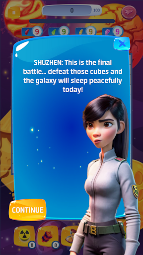 Android application Alien Blocks screenshort