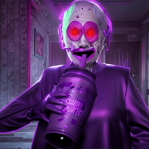 Scary Grimace Shake Granny Mod logo