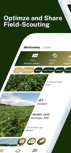 Android application Inspagro screenshort