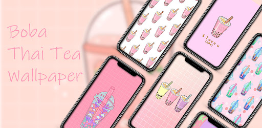 Android application Boba Thai Tea Wallpaper screenshort