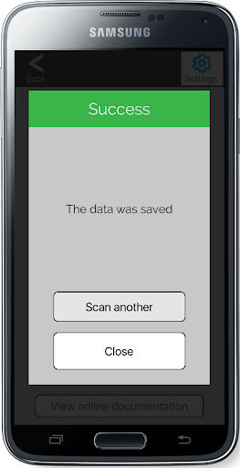 Barcode To API Screen 3