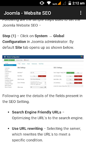 Learn Joomla Screenshot