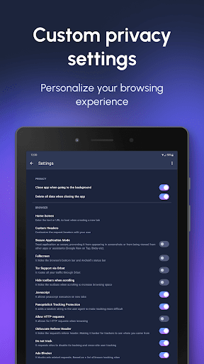 Screenshot of InBrowser - Incognito Browsing
