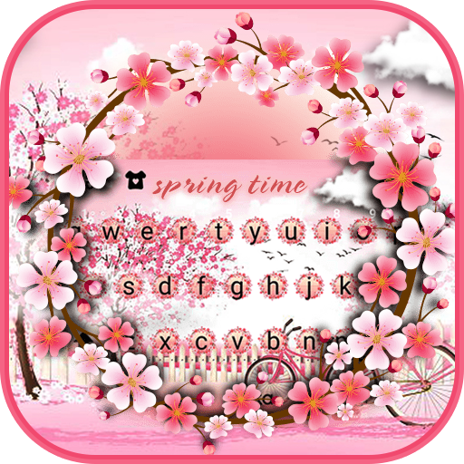 Pink Spring Keyboard Theme logo