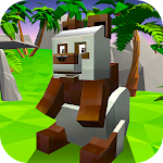 Cover Image of Unduh Blocky Panda Simulator - jadilah beruang bambu!  APK