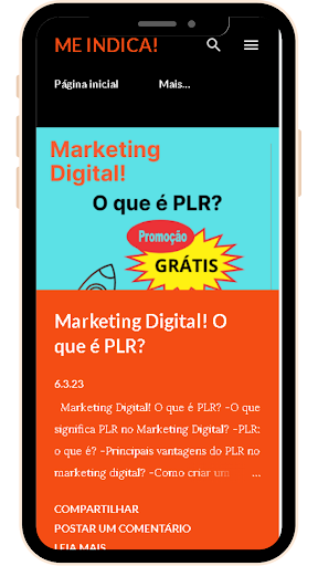 Android application Me Indica! GRUPO screenshort