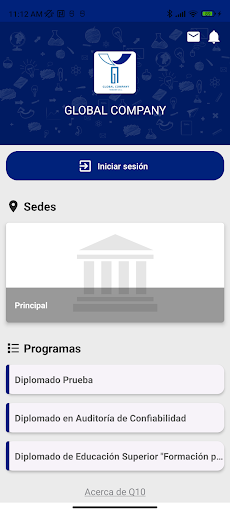 Android application GLOBAL COMPANY screenshort