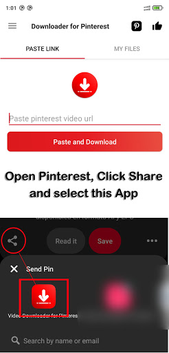 Video Downloader for Pinterest Screen 2
