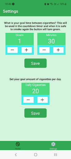 Smokedown Timer: Stop Smoking Screen 3