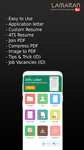 Android application Lamaranku screenshort