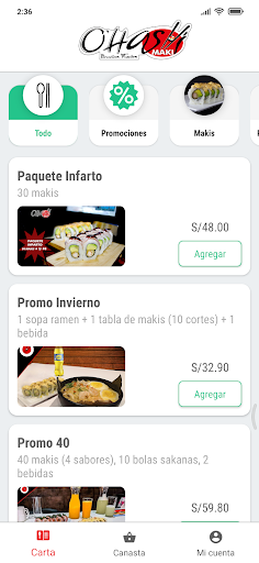 Android application Ohashi Maki screenshort