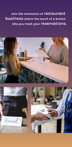 Android application Reserveit for Restaurants screenshort