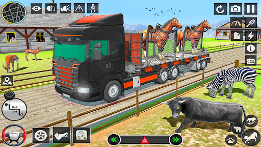 Wild Animals Transport Truck