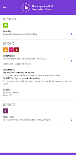 DrSanté Mobile Screen 3
