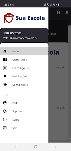 Meu App de Cursos Screen 2