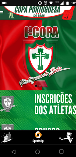 Android application Copa Portuguesa do Brás screenshort