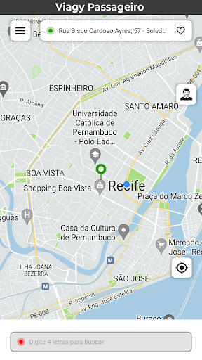Android application Viagy Passageiro screenshort