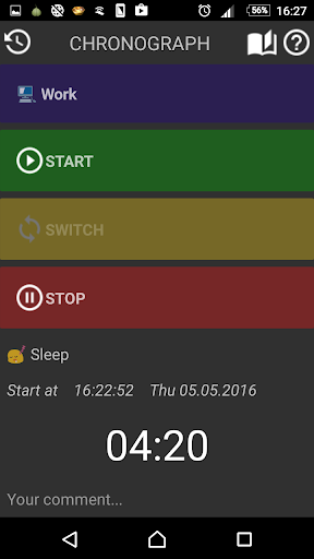 CHRONOGRAPH Time Tracker Sheet