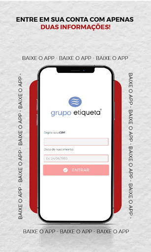 Android application Grupo Etiqueta screenshort