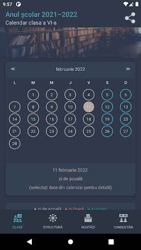 Anul școlar Screen 3