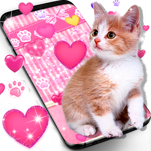 Cute pink kitty live wallpaper - Ứng dụng trên Google Play