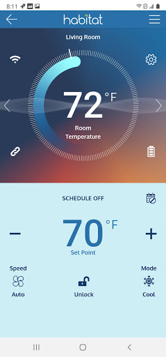 Android application Habitat HomeLink screenshort