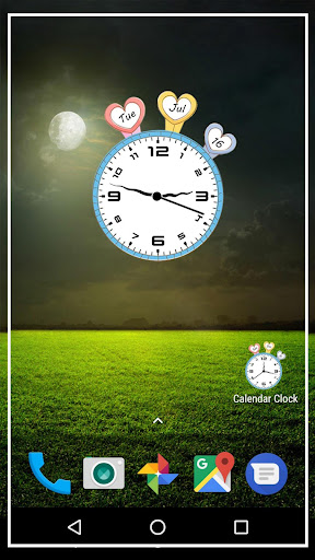 Calendar clock live wallpaper Screen 3