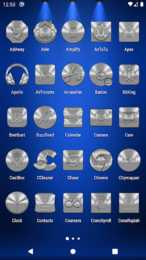 Silver and Chrome Icon Pack Screen 3