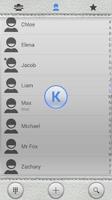 Theme for ExDialer White Leatherのおすすめ画像4