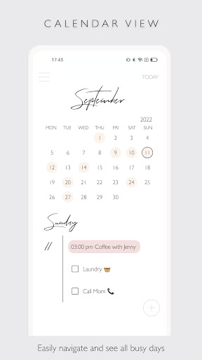 PLANBELLA - Planner App Screen 3