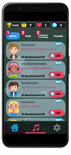 Musicas Anitta Piano Tiles - Screenshot 4
