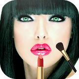Makeup camera selfie icon