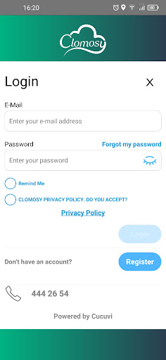 Clomosy CRM Screen 2