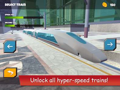 Hyperloop: futuristic train simulator