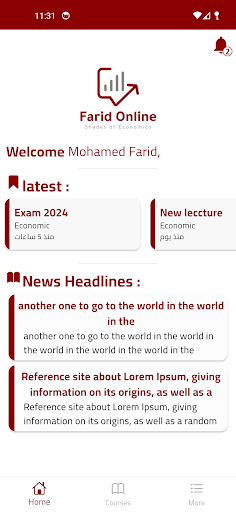 Farid Online Screen 3