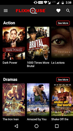 Android application FlixHouse screenshort