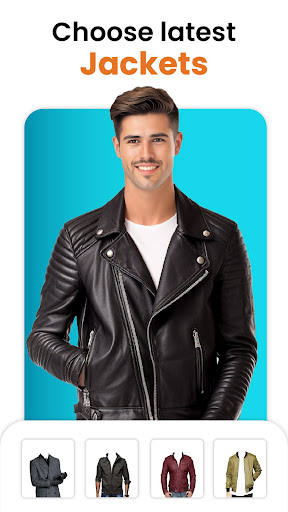 Smarty Men Jacket Photo Editor screenshot 2