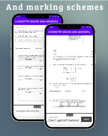 Chemistry: mocks and answers Screen 3